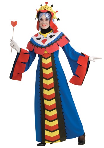 Queen of Hearts Playing Card Costume -image
