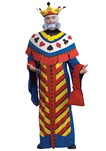 King of Hearts Playing Card Costume -image