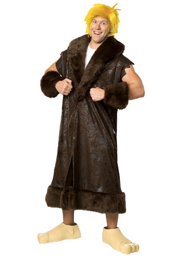 unknown Adult Deluxe Barney Rubble Costume