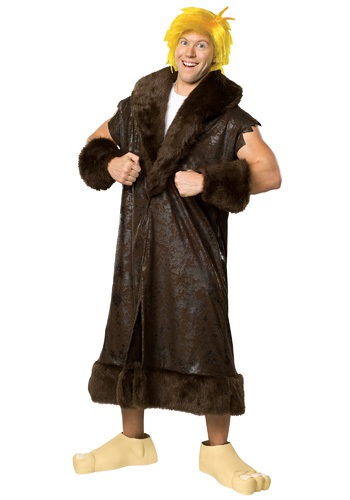 Adult Deluxe Barney Rubble Costume -image
