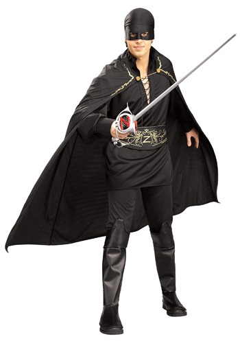 Adult Mens Zorro Costume -image