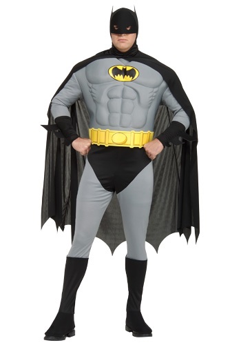 Adult Plus Size Batman Costume -image