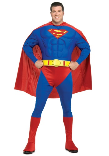 Superman Plus Size Costume -image