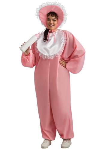 Adult Baby Girl Plus Size Costume -image