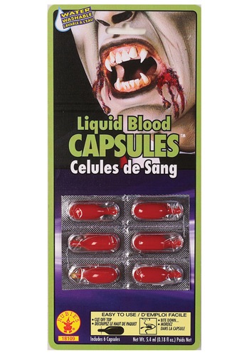 Blood Capsules By: Rubies Costume Co. Inc for the 2022 Costume season.