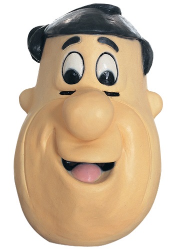 Rubber Fred Flintstone Mask By: Rubies Costume Co. Inc for the 2022 Costume season.