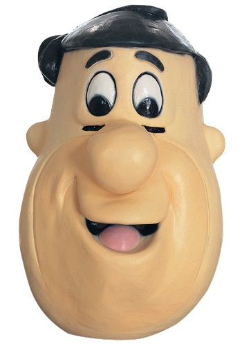 Rubber Fred Flintstone Mask -image