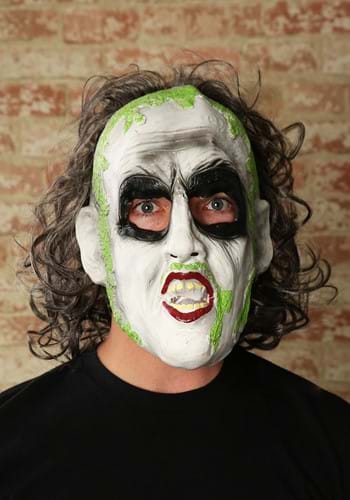 Beetlejuice 3/4 Vinyl Mask w/ Hair -image