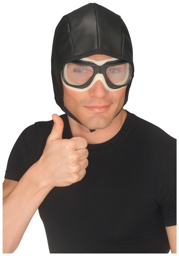 Aviator Helmet and Goggles Set -image