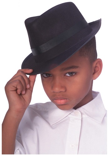 unknown Child Gangster Fedora Hat