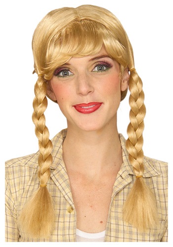 Blonde Braided Wig -image