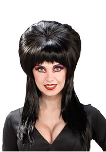Elvira Costume Wig -image