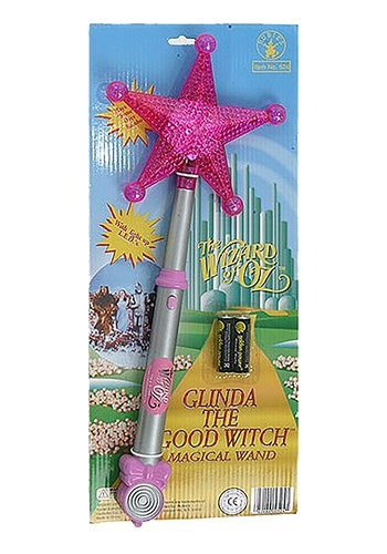 Light Up Musical Glinda Wand By: Rubies Costume Co. Inc for the 2022 Costume season.