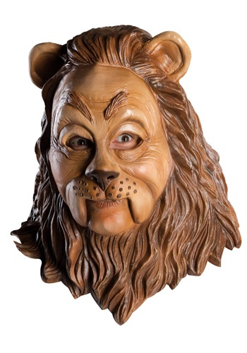 Latex Cowardly Lion Mask -image