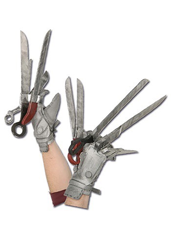 Deluxe Edward Scissorhands Gloves By: Rubies Costume Co. Inc for the 2022 Costume season.