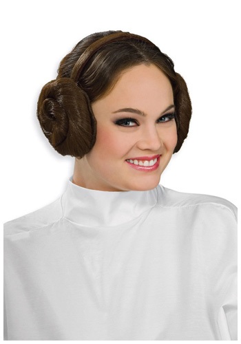 Bun Headpiece Princess Leia   Costume Wig Star Wars Accessory By: Rubies Costume Co. Inc for the 2022 Costume season.