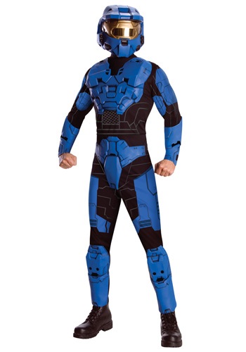 Deluxe Halo Blue Spartan Costume -image