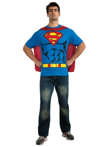 Superman T Shirt Costume