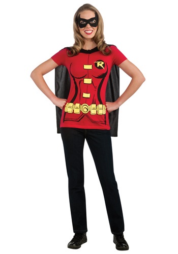 Womens Robin T-Shirt Costume -image