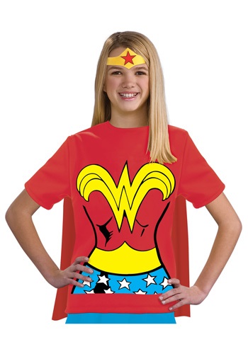 Child Wonder Woman T-Shirt Costume
