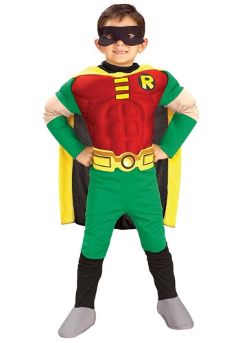 Kids Deluxe Robin Costume -image