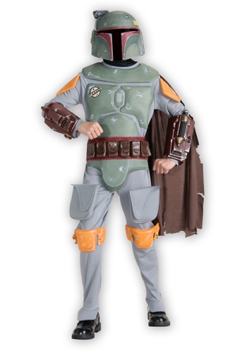 Kids Deluxe Boba Fett Costume By: Rubies Costume Co. Inc for the 2022 Costume season.