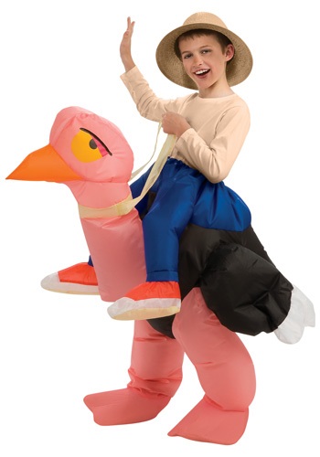Child Inflatable Ostrich Costume By: Rubies Costume Co. Inc for the 2022 Costume season.