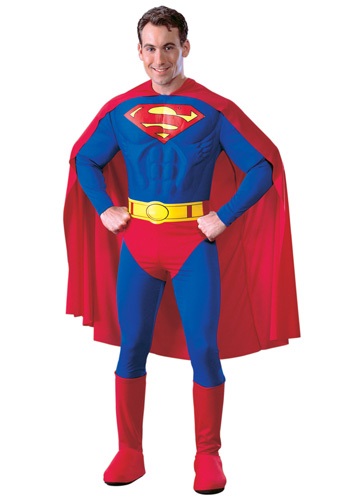 Adult Superman Movie Costume -image