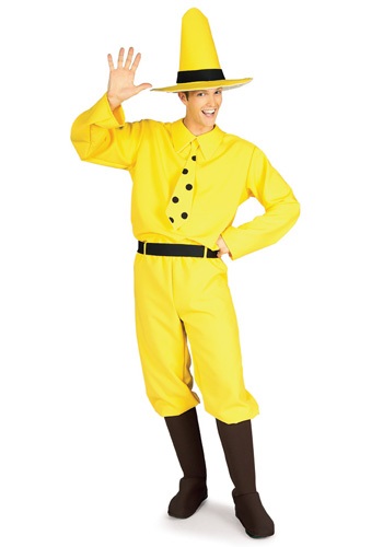 unknown Man in the Yellow Hat Costume