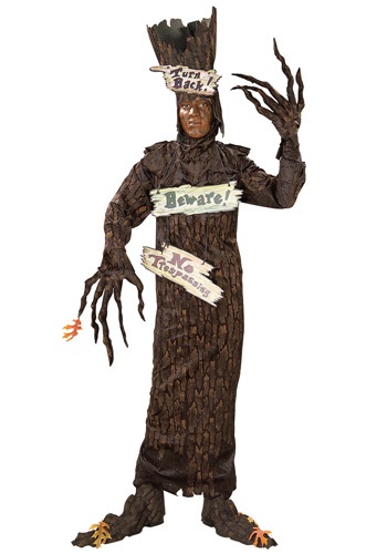 Adult Scary Tree Costume -image