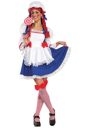 unknown Adult Cheerful Rag Doll Costume