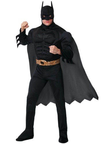 Adult Deluxe Dark Knight Batman Costume -image