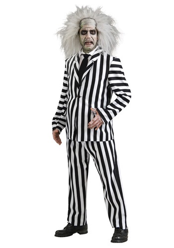 Deluxe Beetlejuice Costume By: Rubies Costume Co. Inc for the 2022 Costume season.