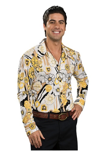 Yellow Disco Shirt By: Rubies Costume Co. Inc for the 2022 Costume season.