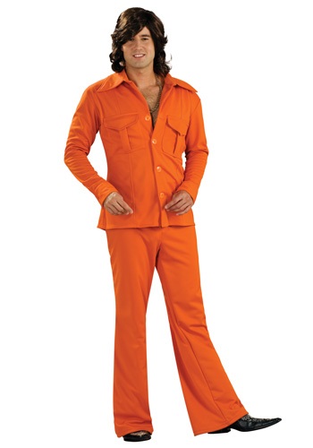 unknown Orange Leisure Suit
