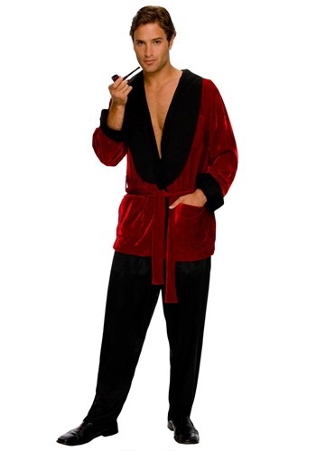 Playboy Hugh Hefner Smoking Jacket Costume