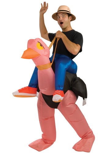 Adult Inflatable Ostrich Costume -image