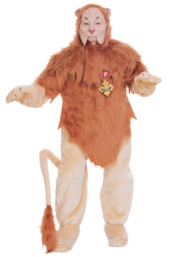 Authentic Cowardly Lion Costume -image