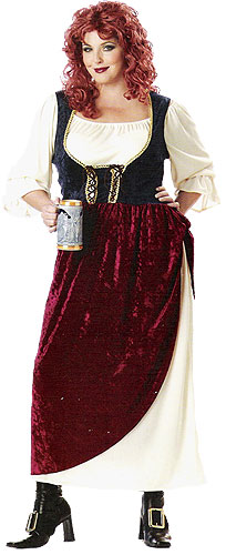 plus size tavern wench costume