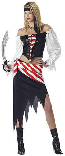Teen Ruby Pirate Costume