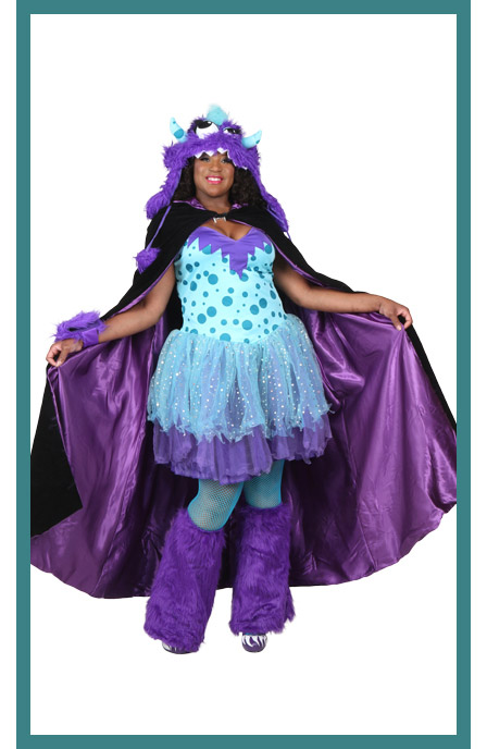 Womens Plus Size Sexy Monster Costume Womens Plus Size Sexy Monster Costume