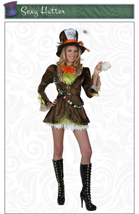 Mad Hatter Costumes - Alice in Wonderland Madhatter Halloween Costume