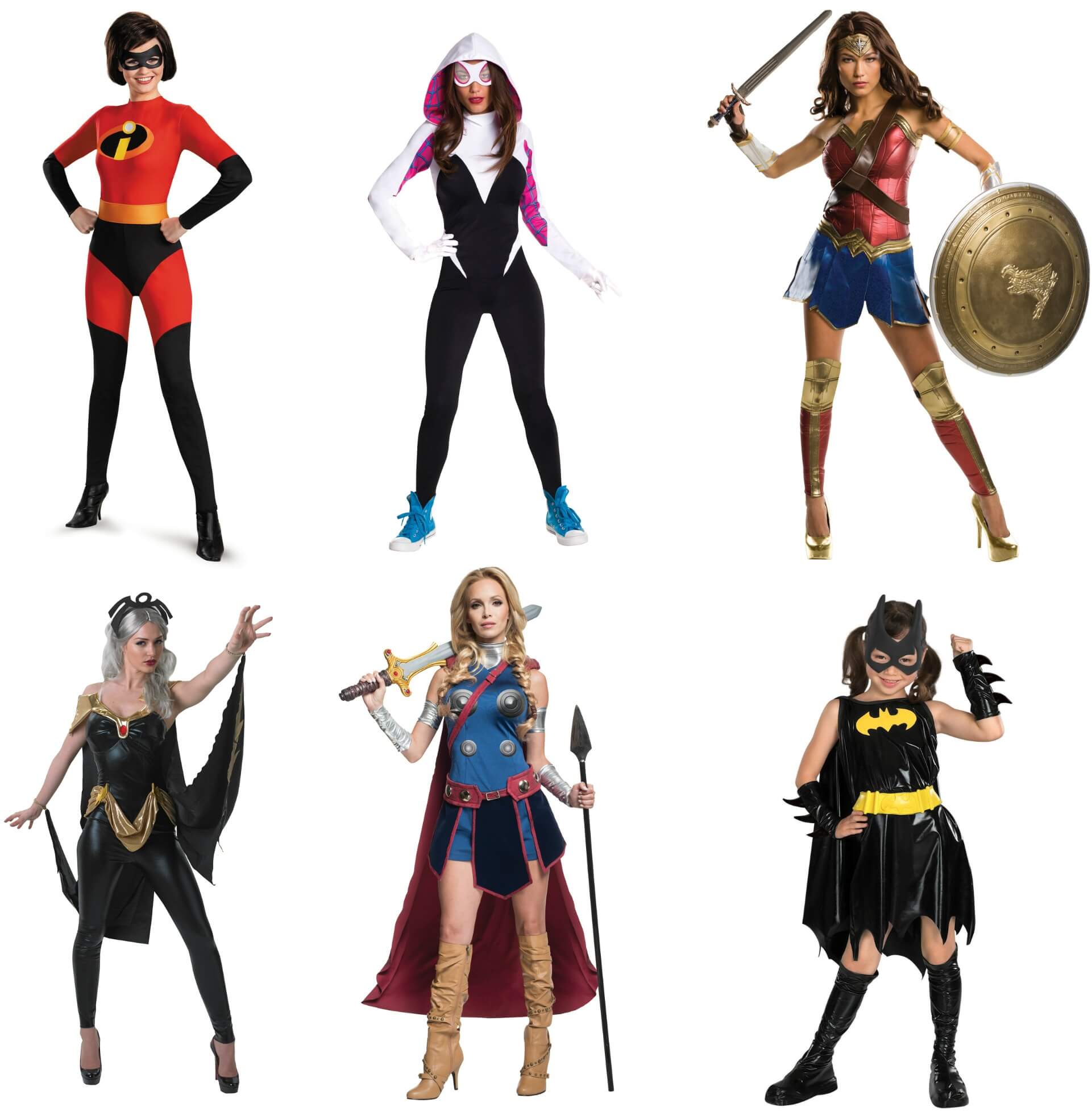 Superhero Girl Power Costumes