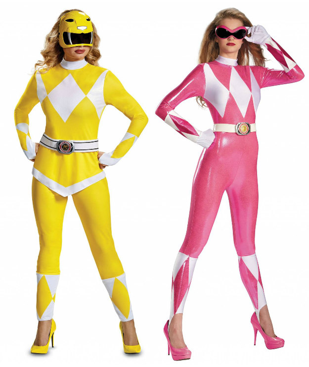 Yellow and Pink Power Ranger Costumes