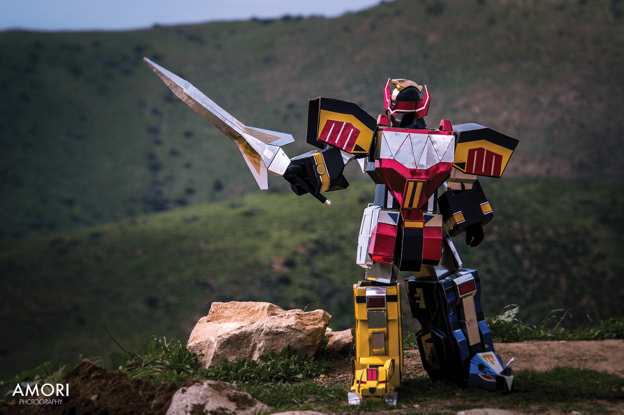 d-slim as the Dino Megazord