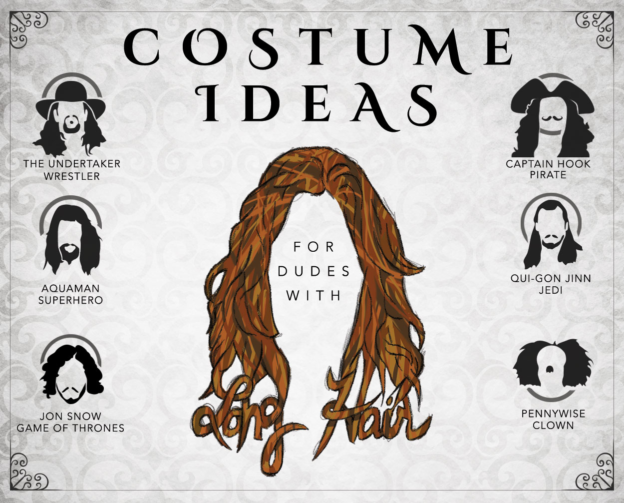 Costume Ideas For Guys With Long Hair: The Ultimate Resource [Costume  Guide] - Halloweencostumes.Com Blog