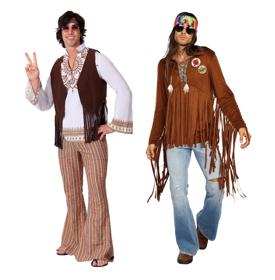 Mens Classic Hippie Dude Costume