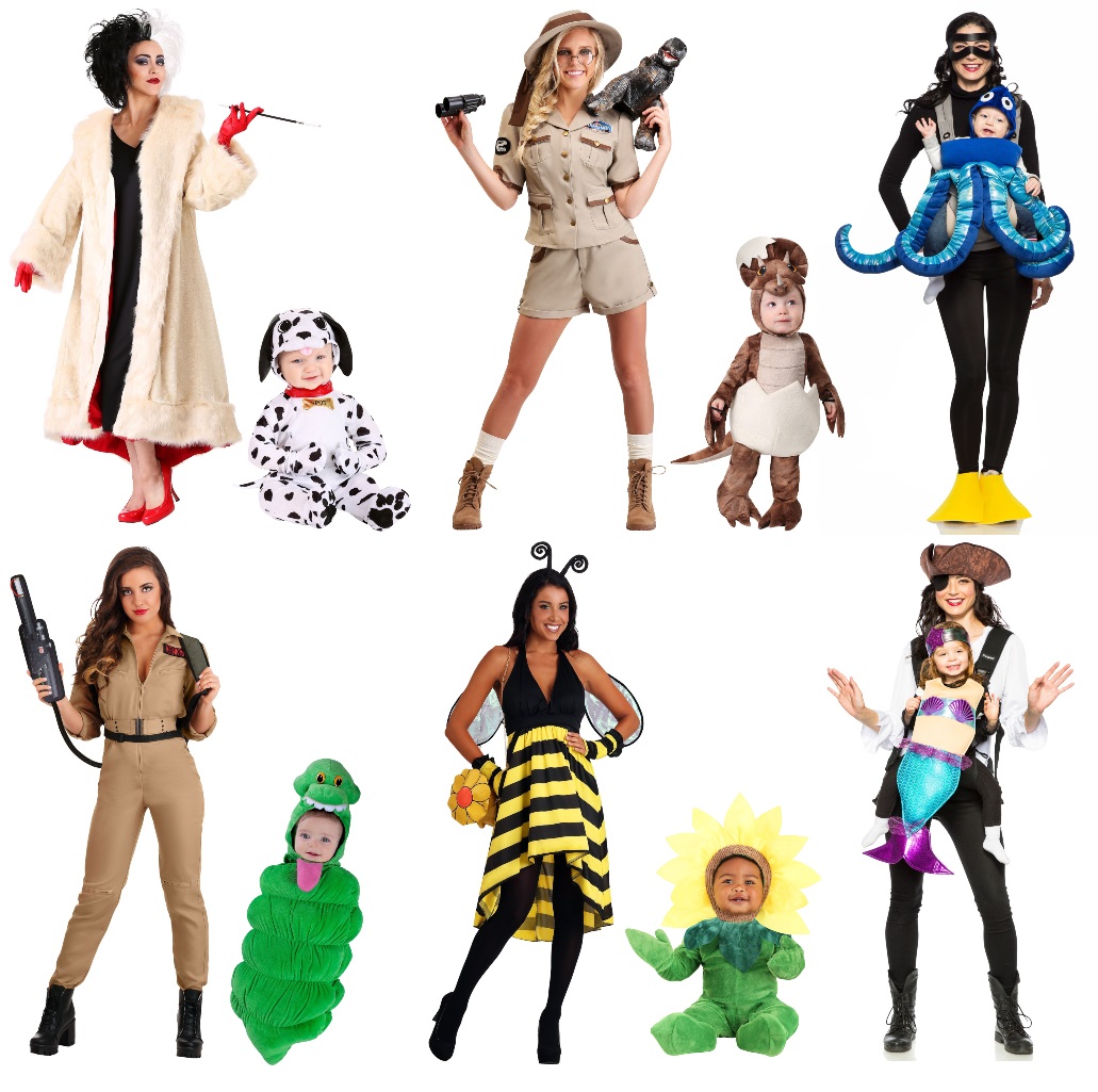 mom and infant costumes