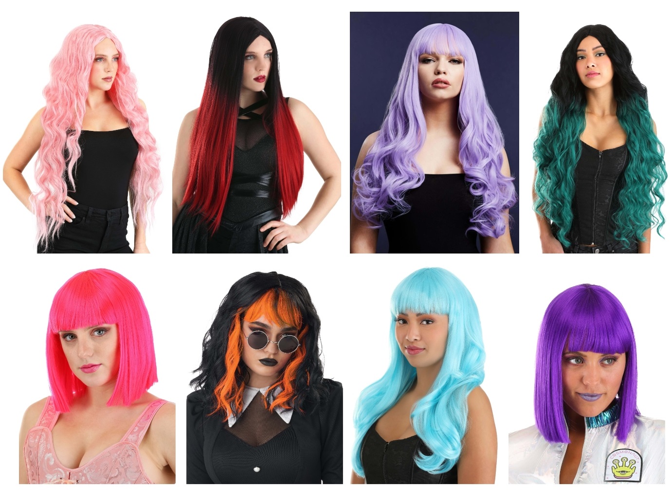 Colorful Wigs for Pride