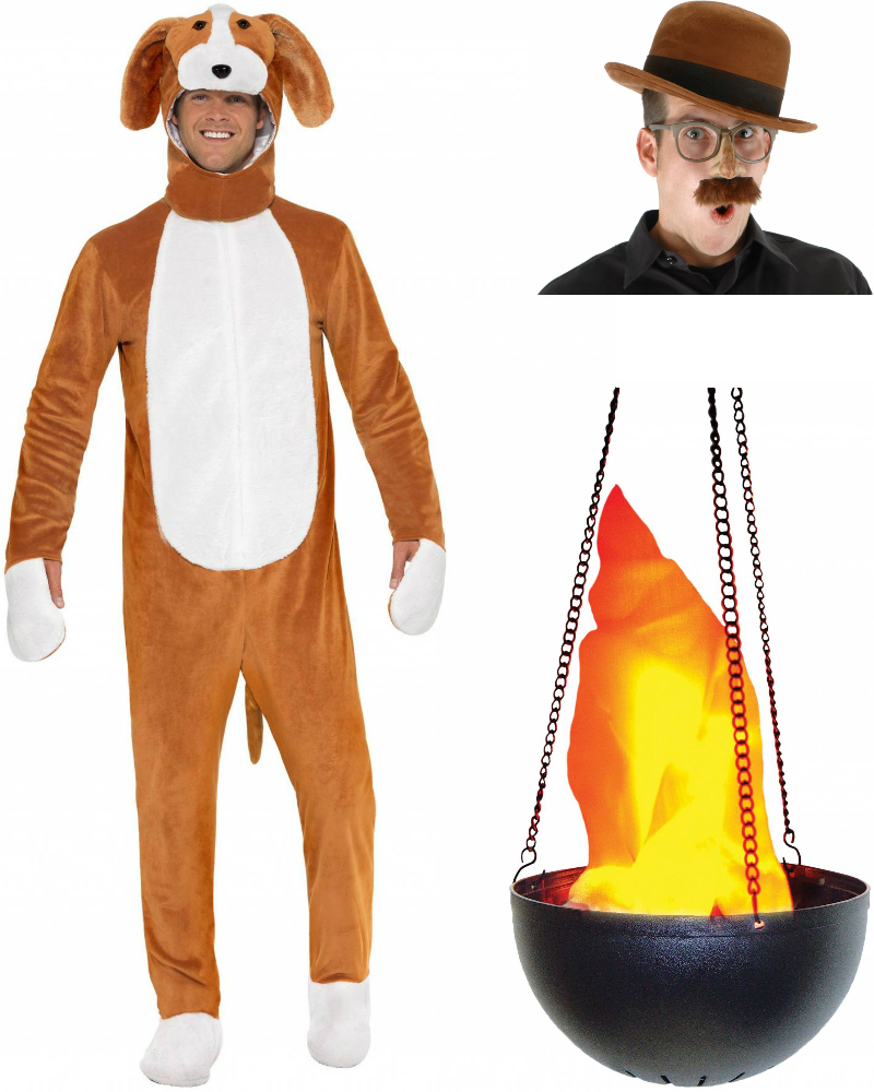 Products used for the This Is Fine costume